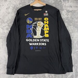 Nike Golden State Warriors NBA Finals 2022 Champs Locker Room T-Shirt Mens Large